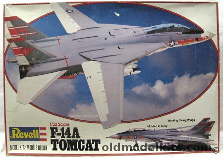 Revell 1/32 Grumman F-14A Tomcat - VF-1 Wolfpack USS Enterprise, 4712 plastic model kit